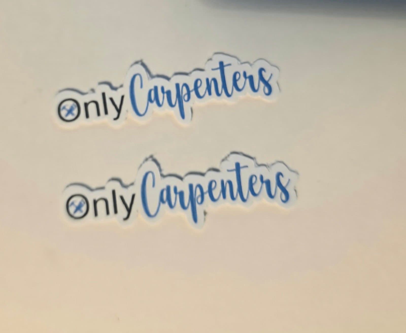 Only Carpenters Stickers