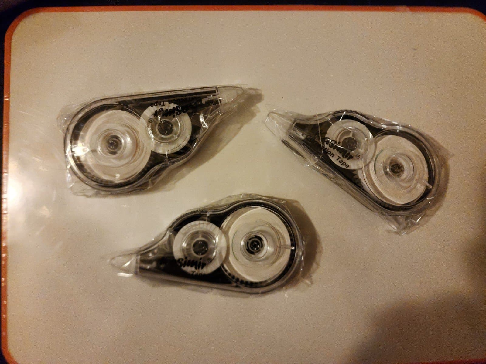 Original Correction Tape 3 Pack White Nonrefillable Premium quality