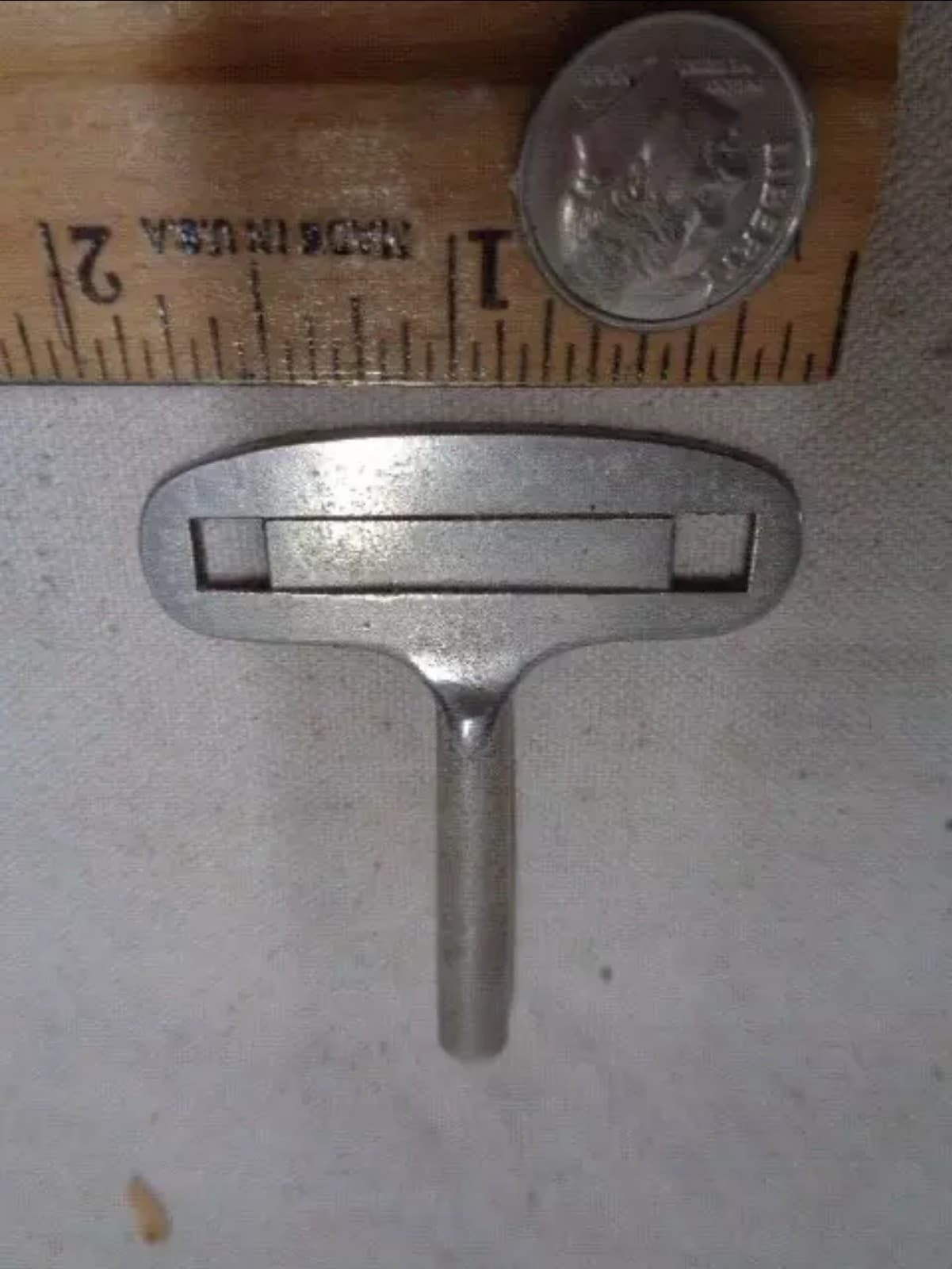 Antique Grandfather Clock wind up key 1950 - 1960 ? Danish Modern Era