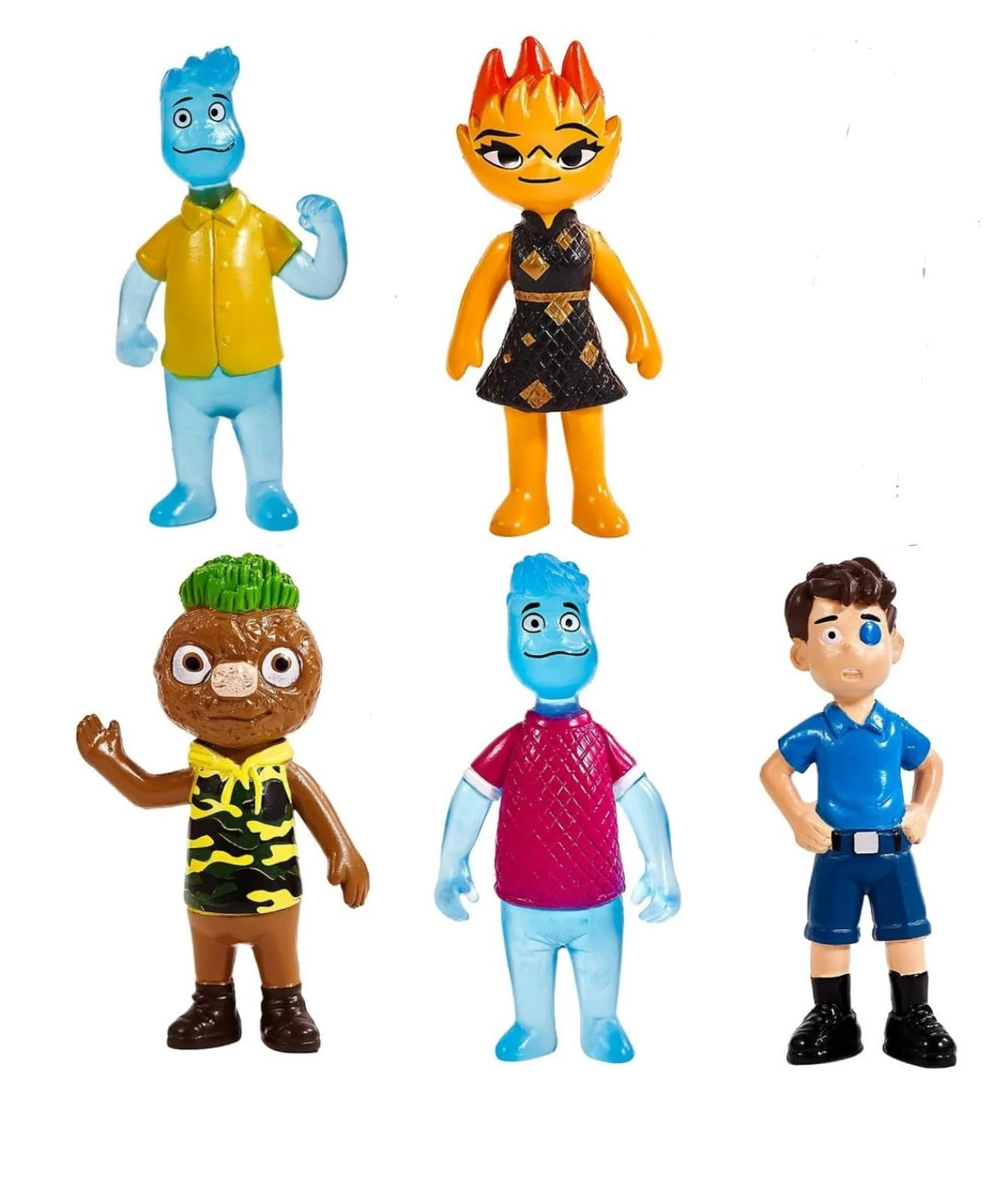 Elemental Action Figures, 5ct Movie toys