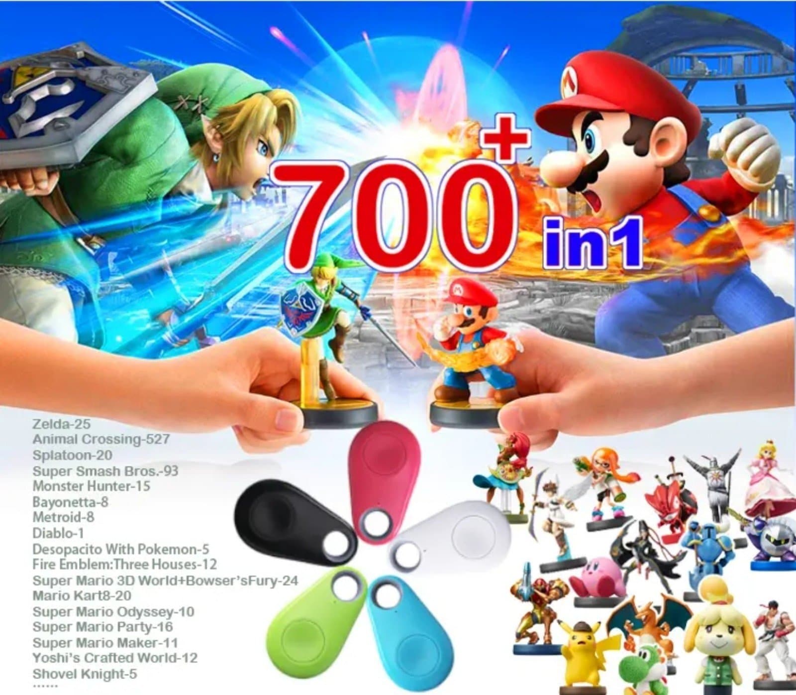 Nintendo NFC AmiLoop Smart Keychain