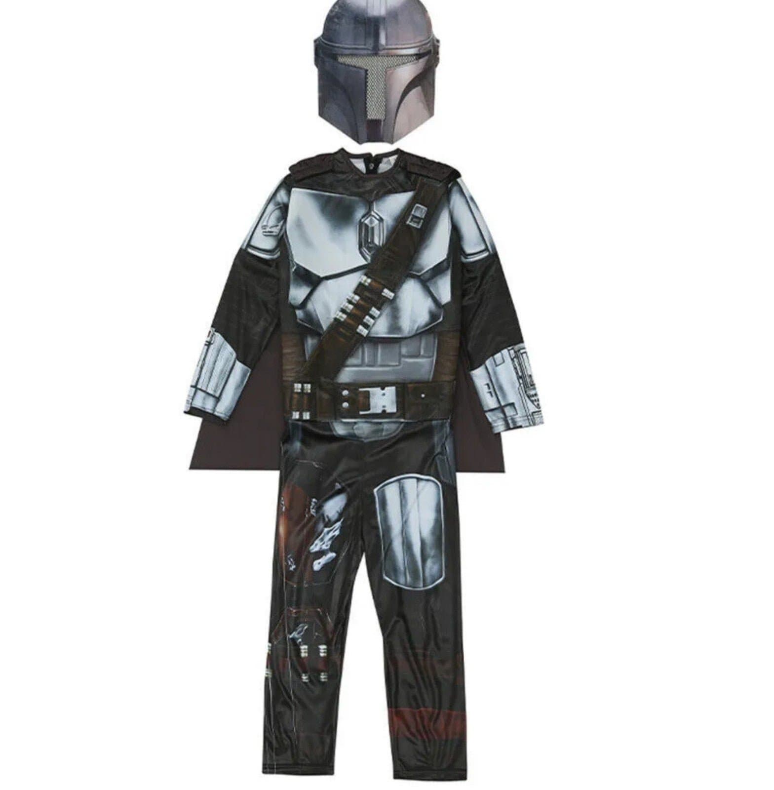 Kids Deluxe Mandalorian Cosplay Costume Star Wars The Mandalorian Boys Dress Up