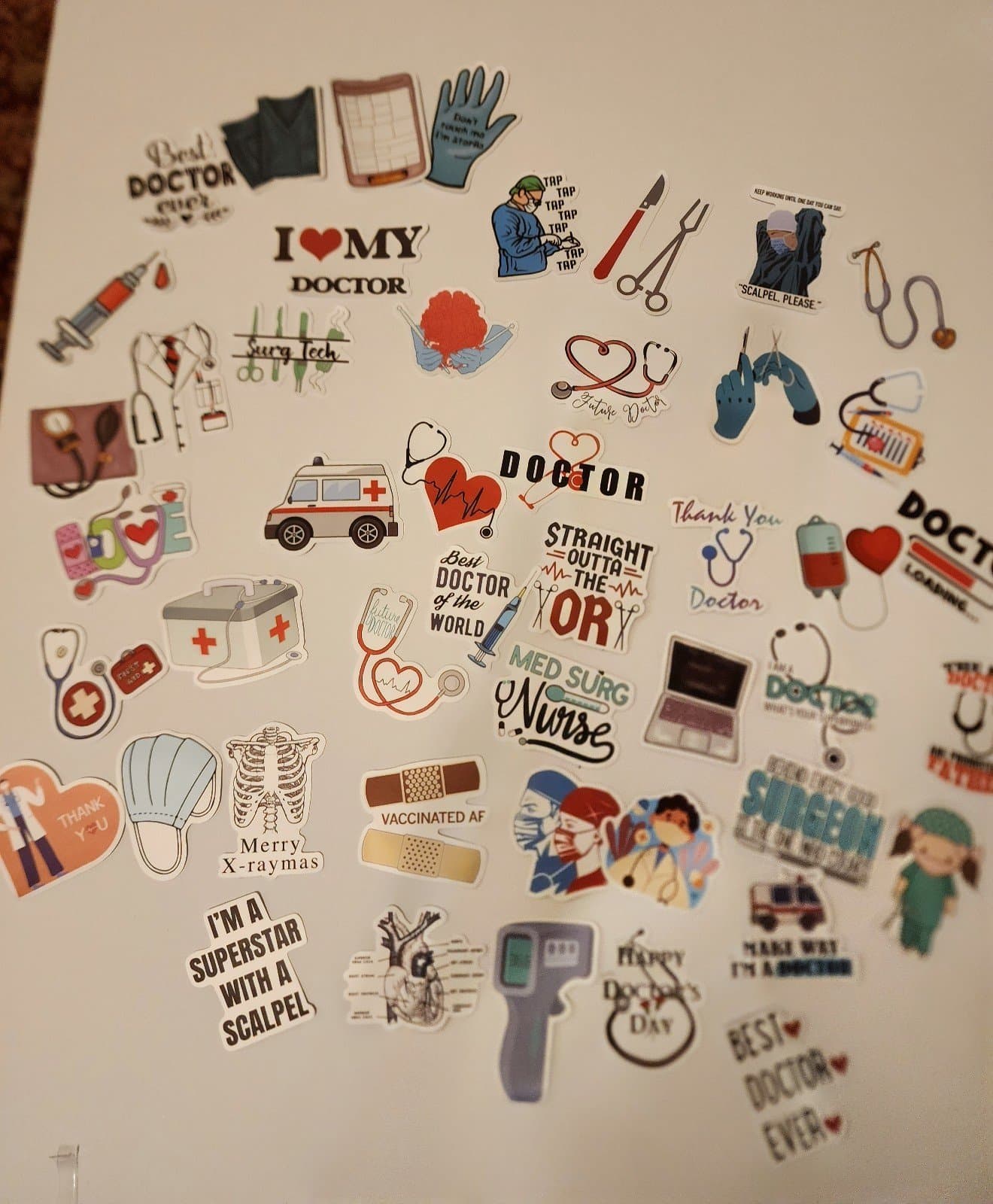 Doctor Stickers 50ct