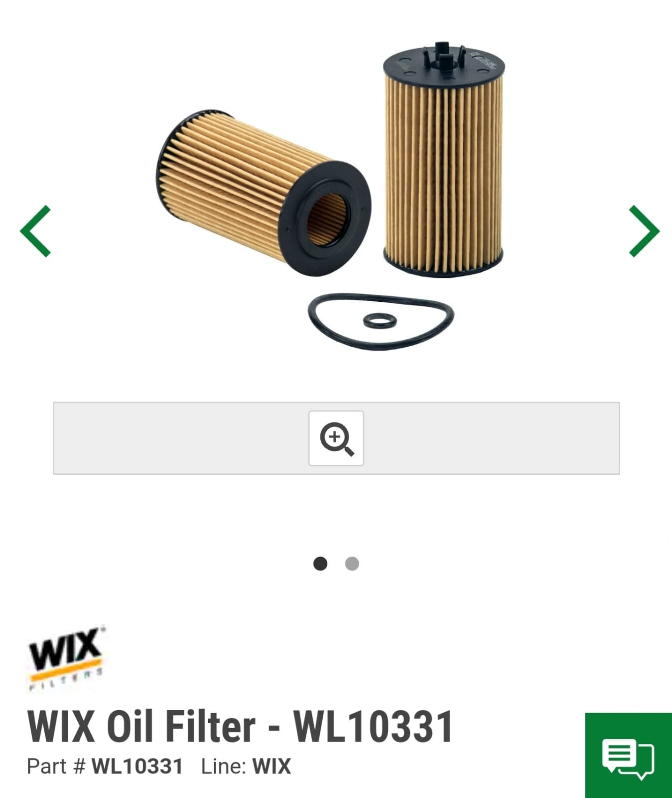 Wix WL10331 Oil Filter
