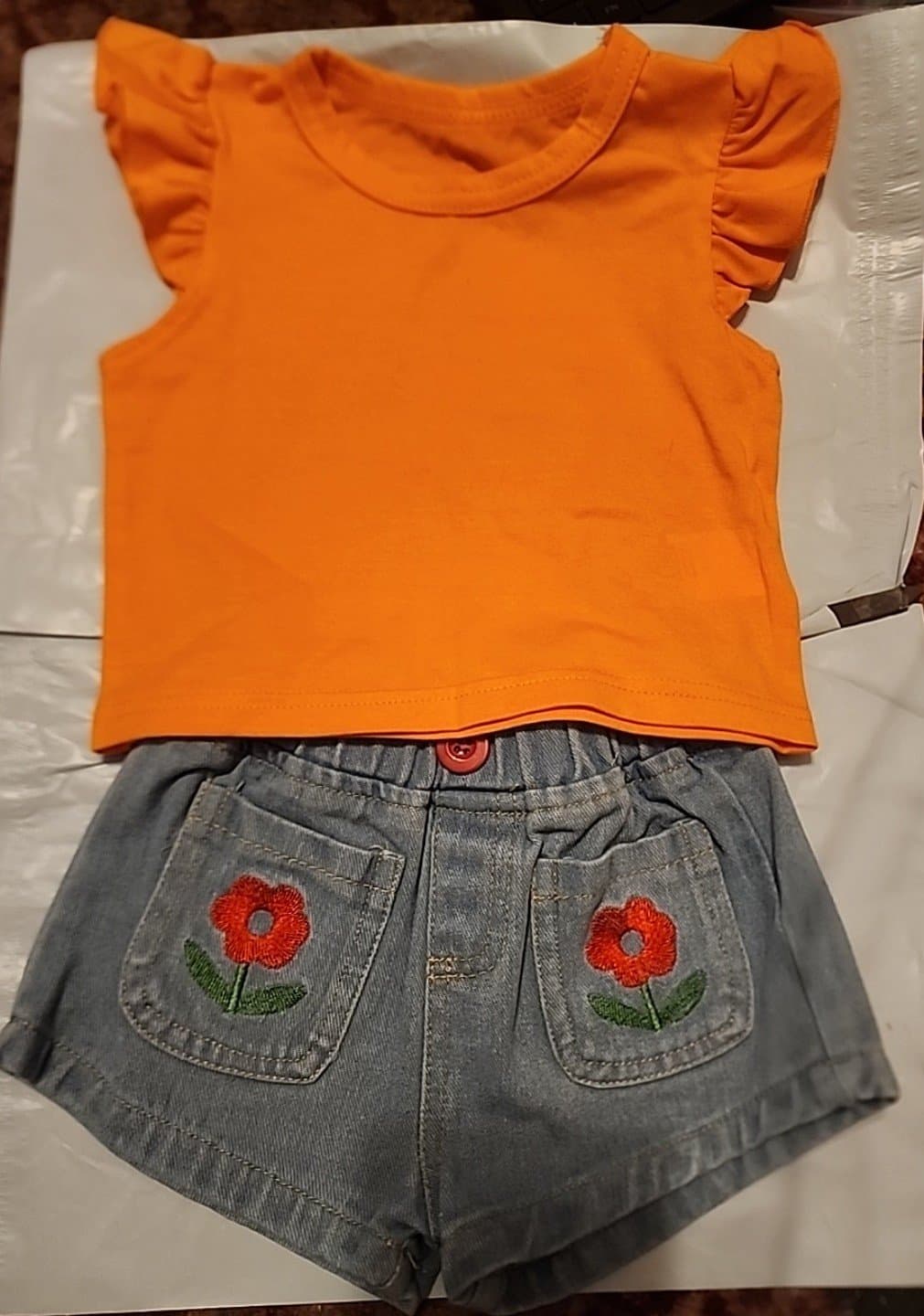 Girls 2pc Summer Outfit sz 12mo