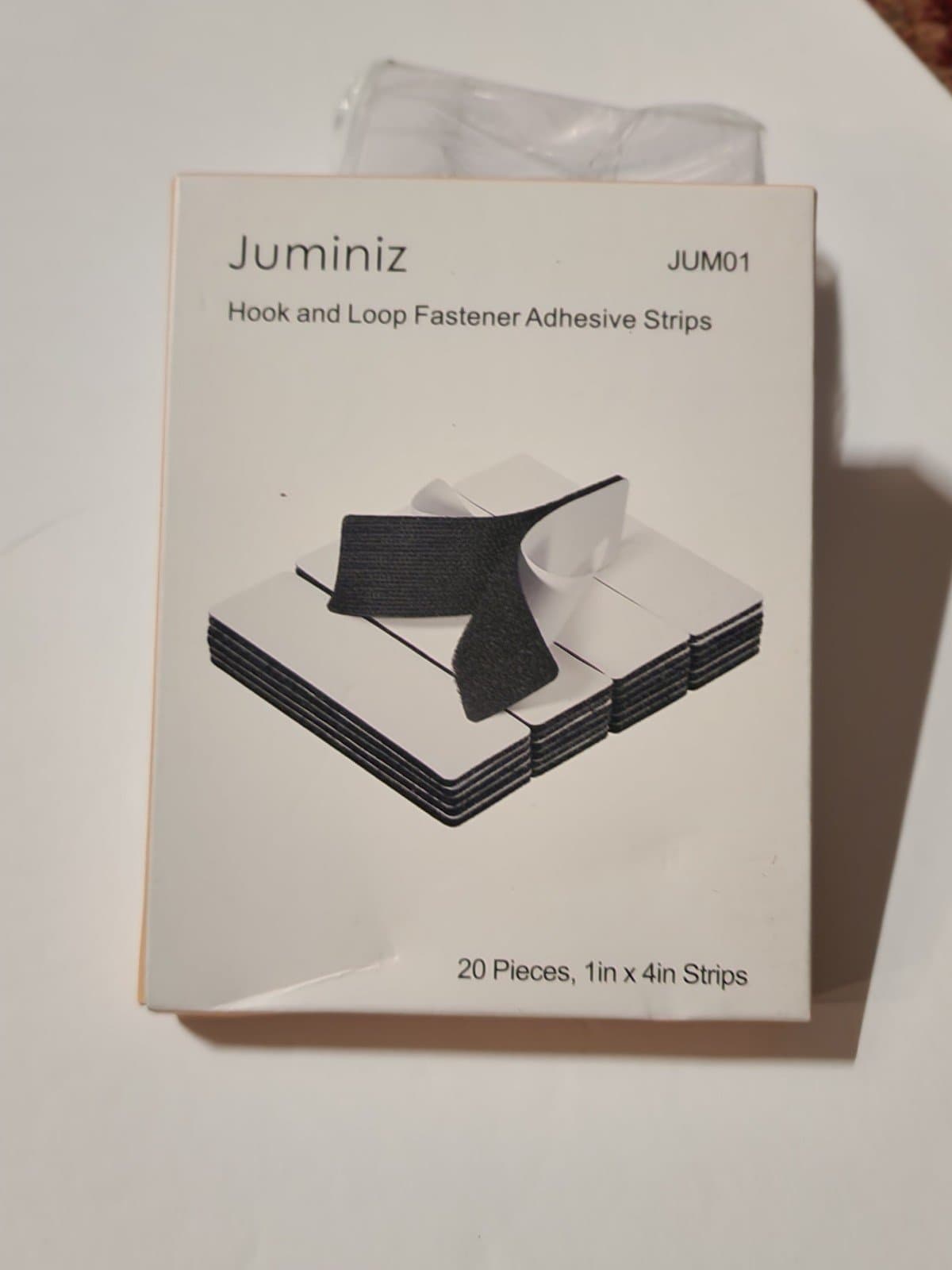 Hook & Loop Adhesive Strips 20ct 1"x4"