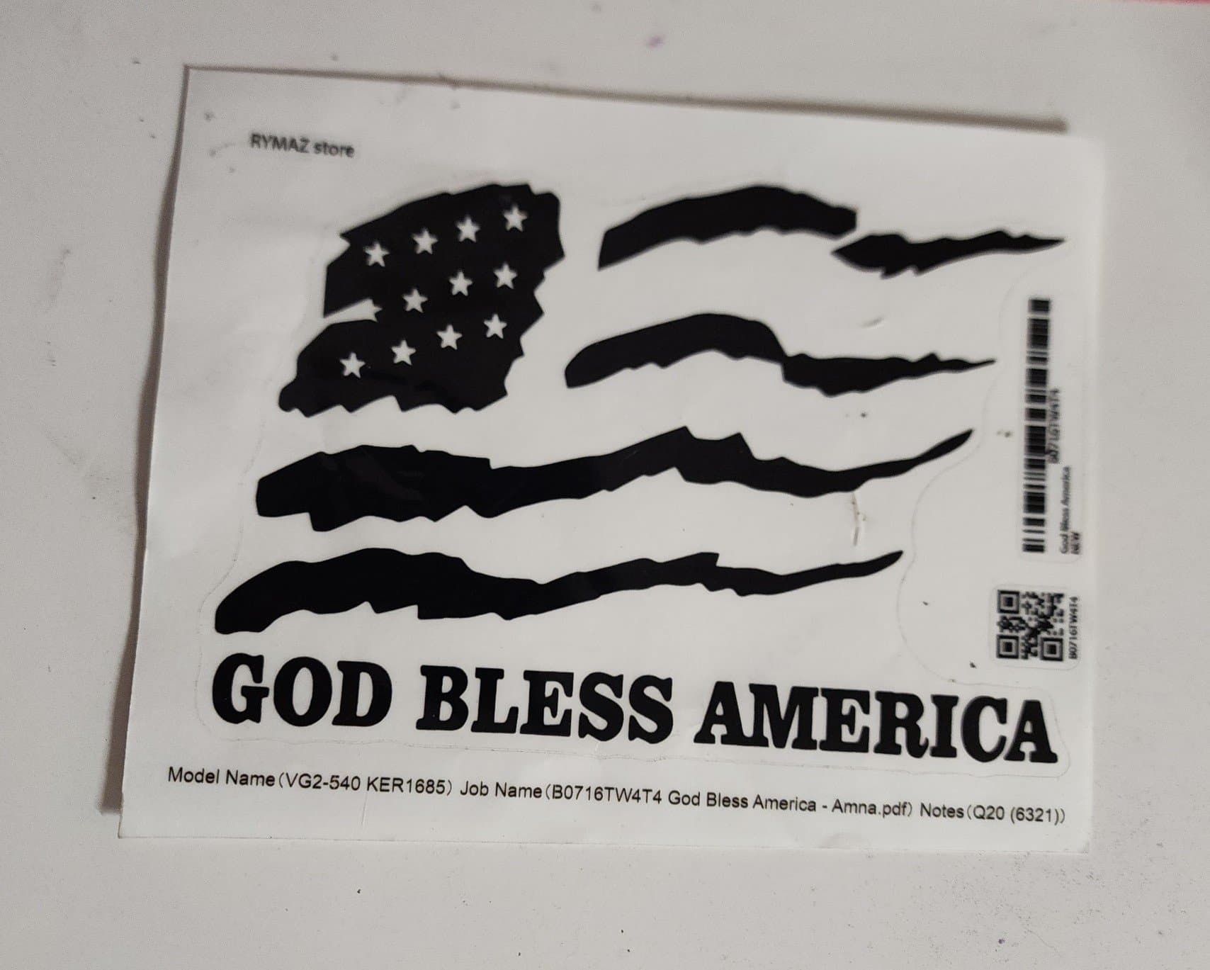 Flag God Bless America