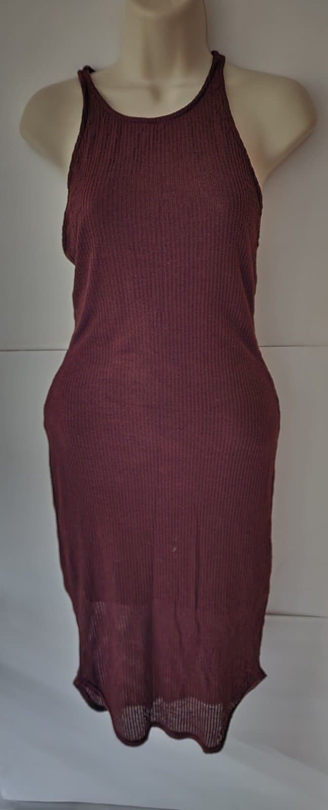 Burgundy dress szS by Sparkle & Fade