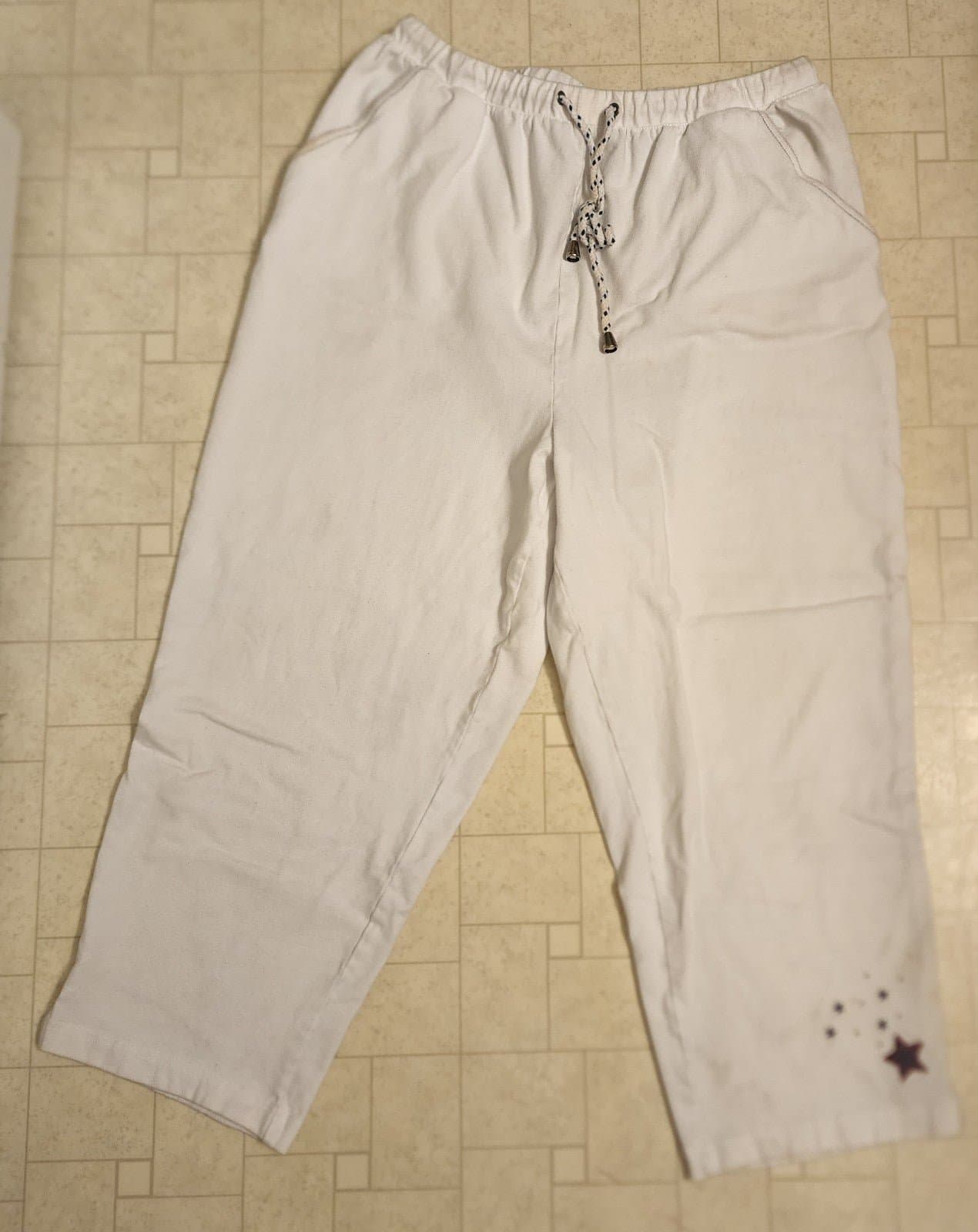 C&B Sport white capris szL