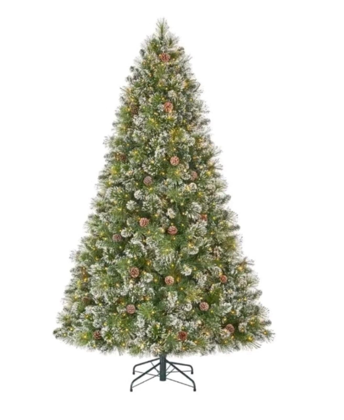 Sparkling Amelia Pine 7.5ft Christmas Tree by Home Accents
