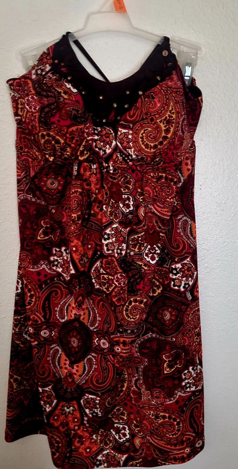 Women's Heart Soul halter midi dress sz M