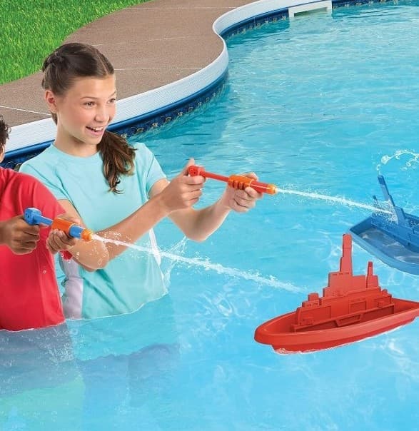 Battleship Splash Game – Backyard Water Toys for Outdoor Summer Fun