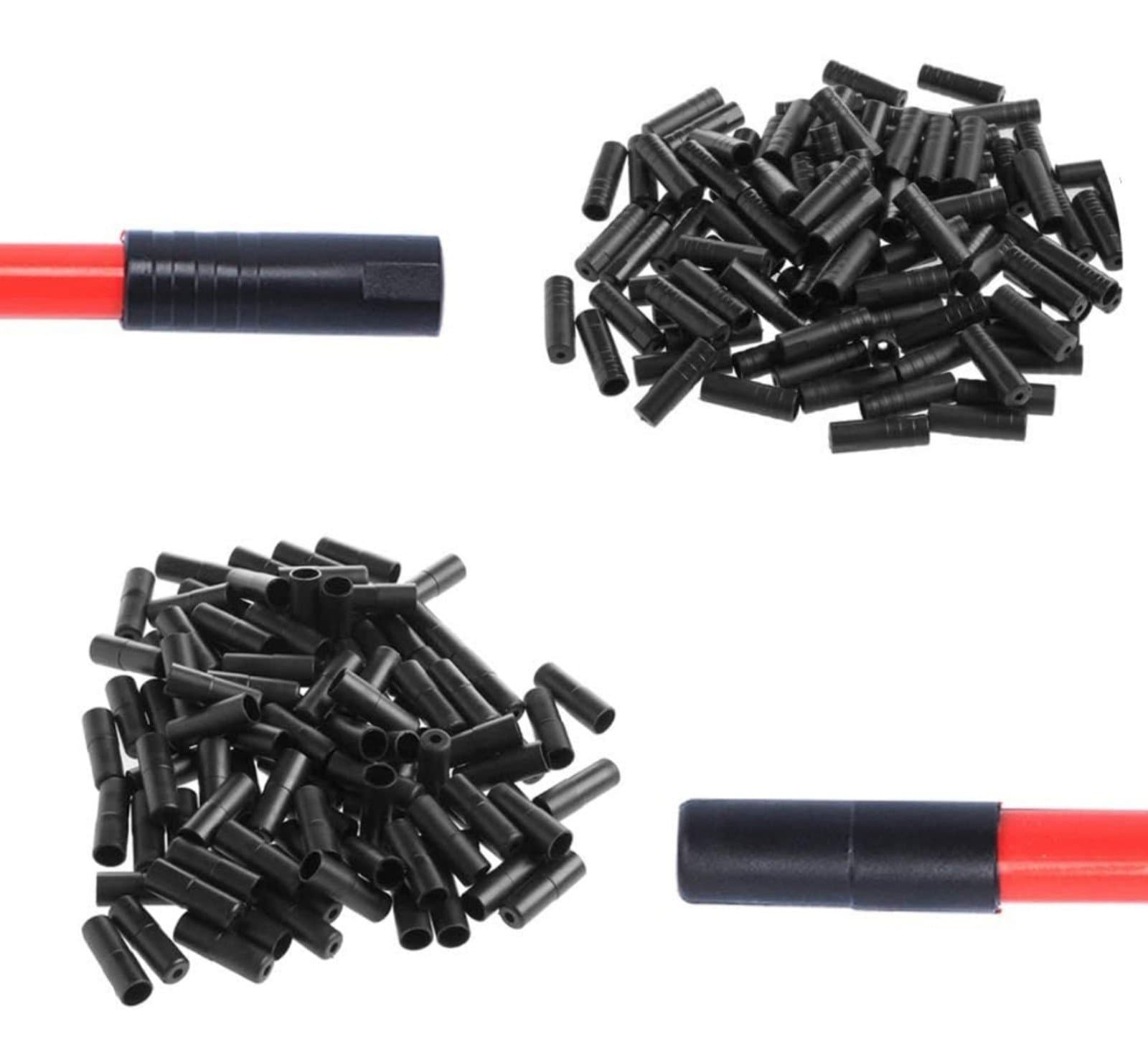 Bike Derailleur Shift & Brake Wire Cable Housing Ferrule End Caps 200pc