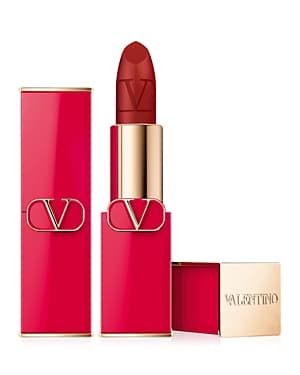 Valentino Red Matte Cream Lipstick 111A Refillable 3.5g Undressed velvet - Image 1