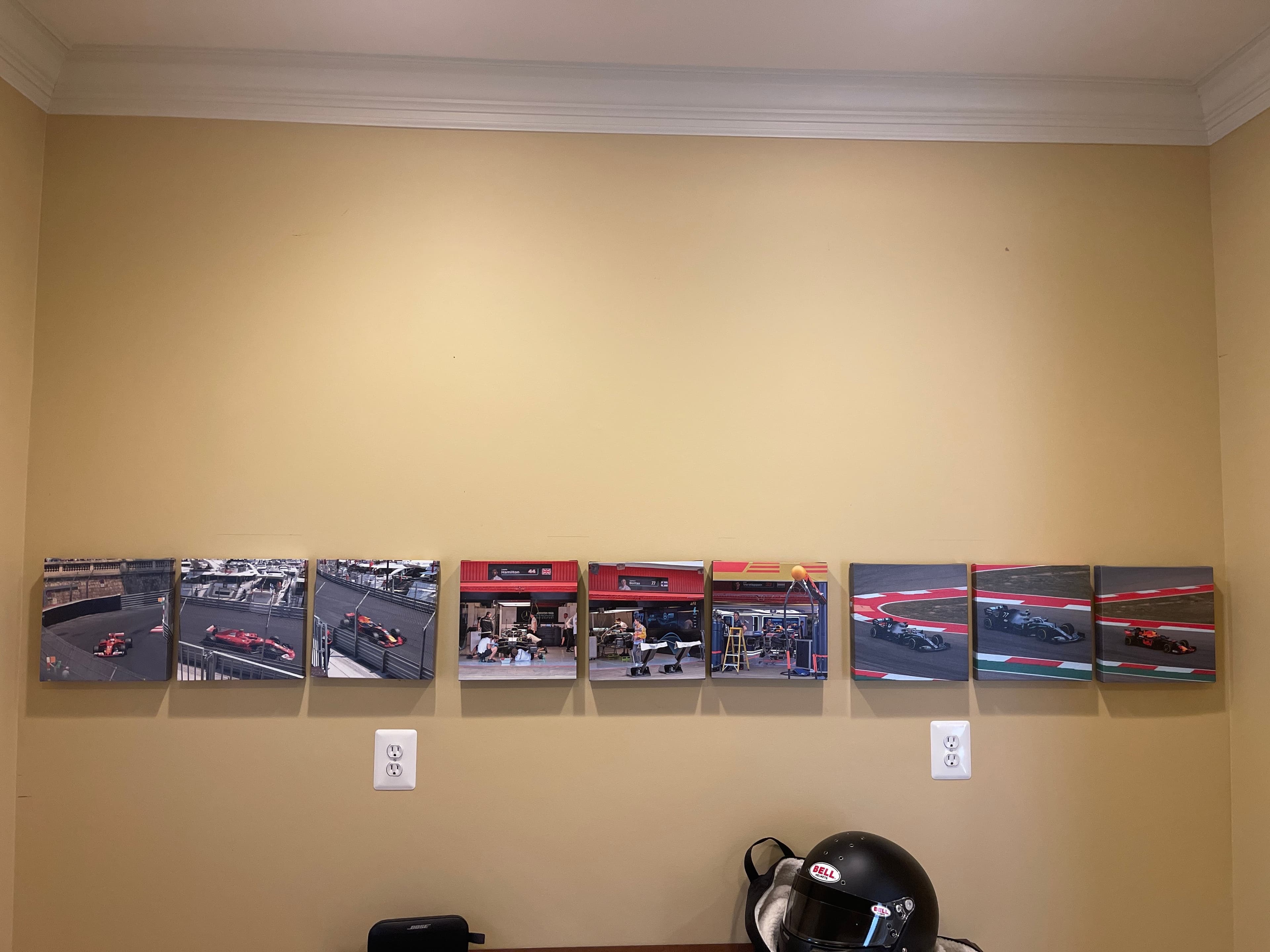 Set of 9 F1 Prints - Image 1