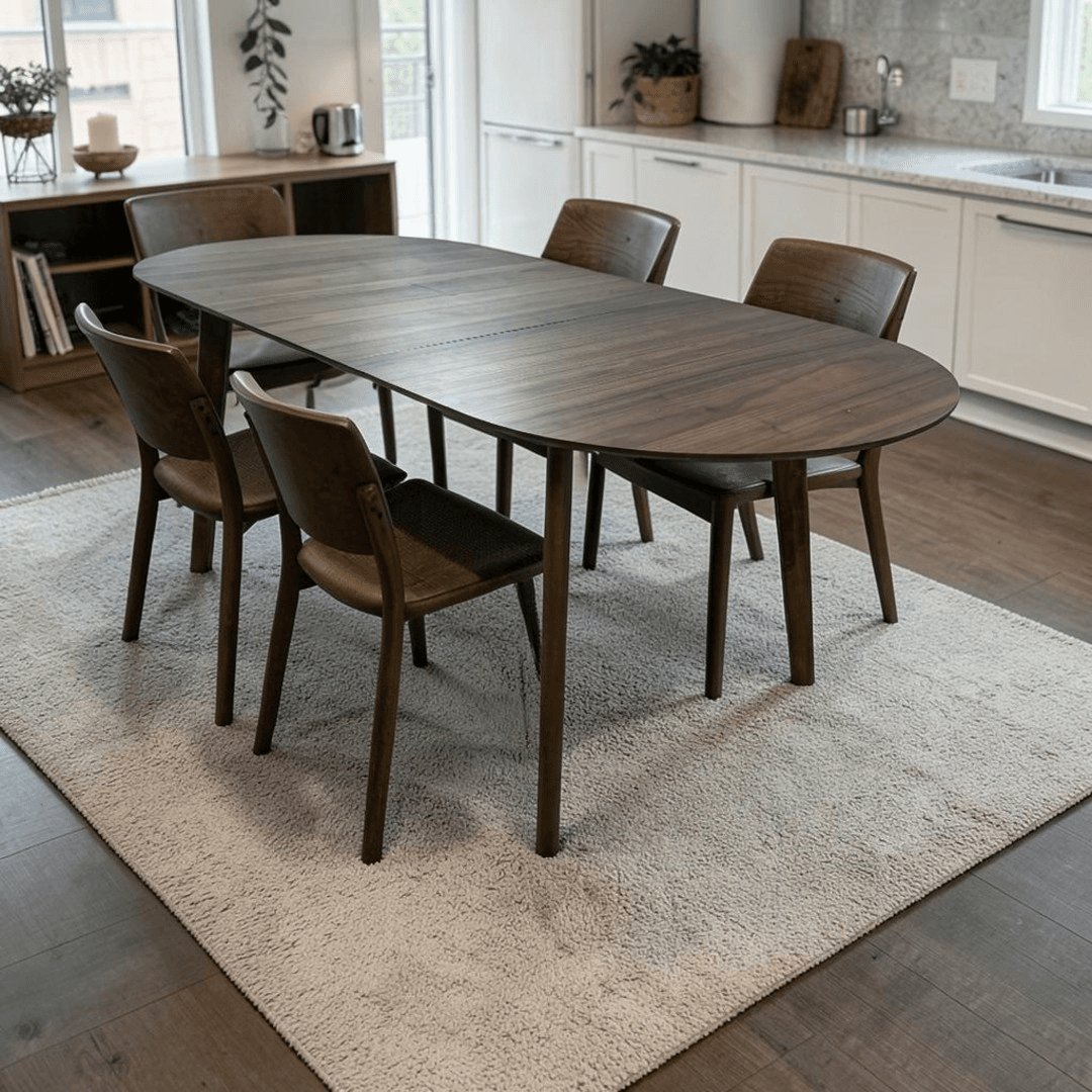 Hoft Home Werner Extendable Dining Table - Walnut - Image 1