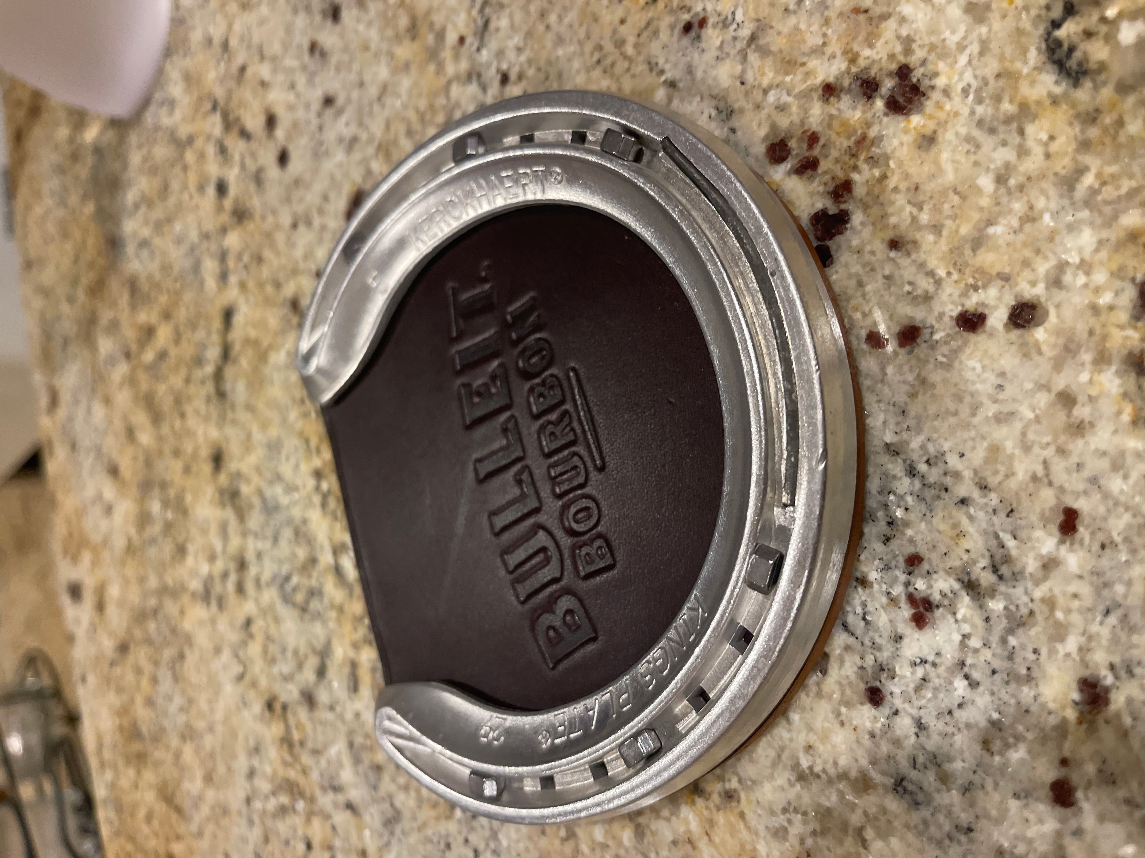 Bulleit Bourbon Horseshoe Coaster - Image 1