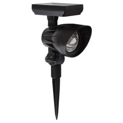 55 Lumens Black LED Outdoor Spotlight - Image 1