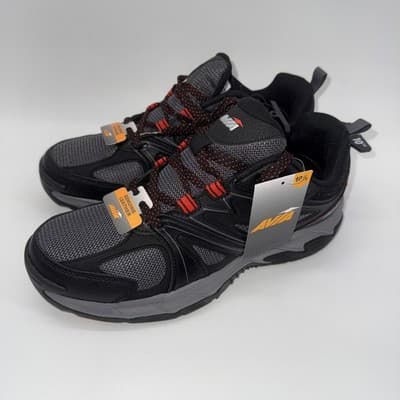 Avia Men's 13 Talus Hiking Shoes Black Gray Leather Size 13 - Image 1