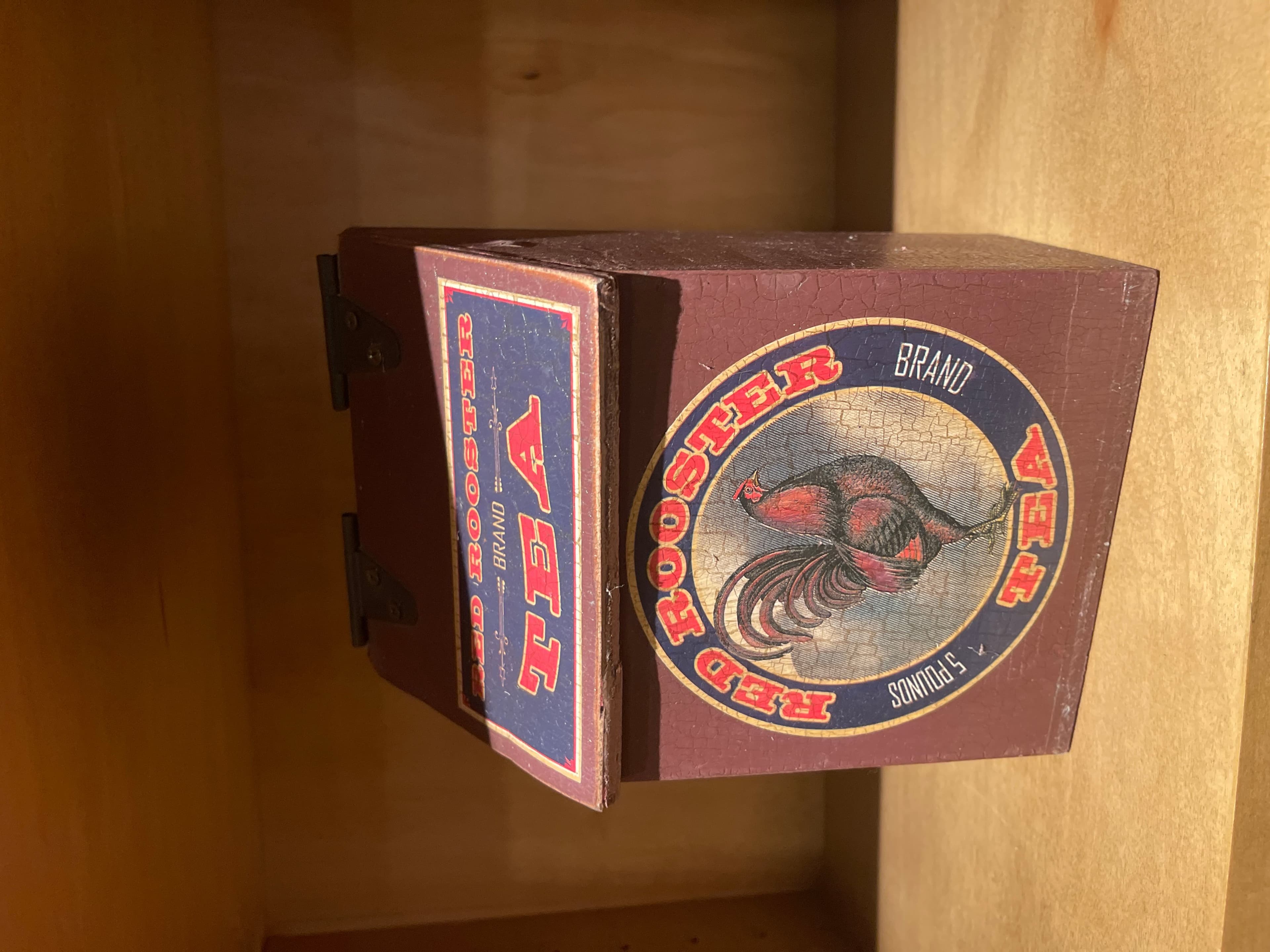 Red Rooster Brand tea Box - Image 1