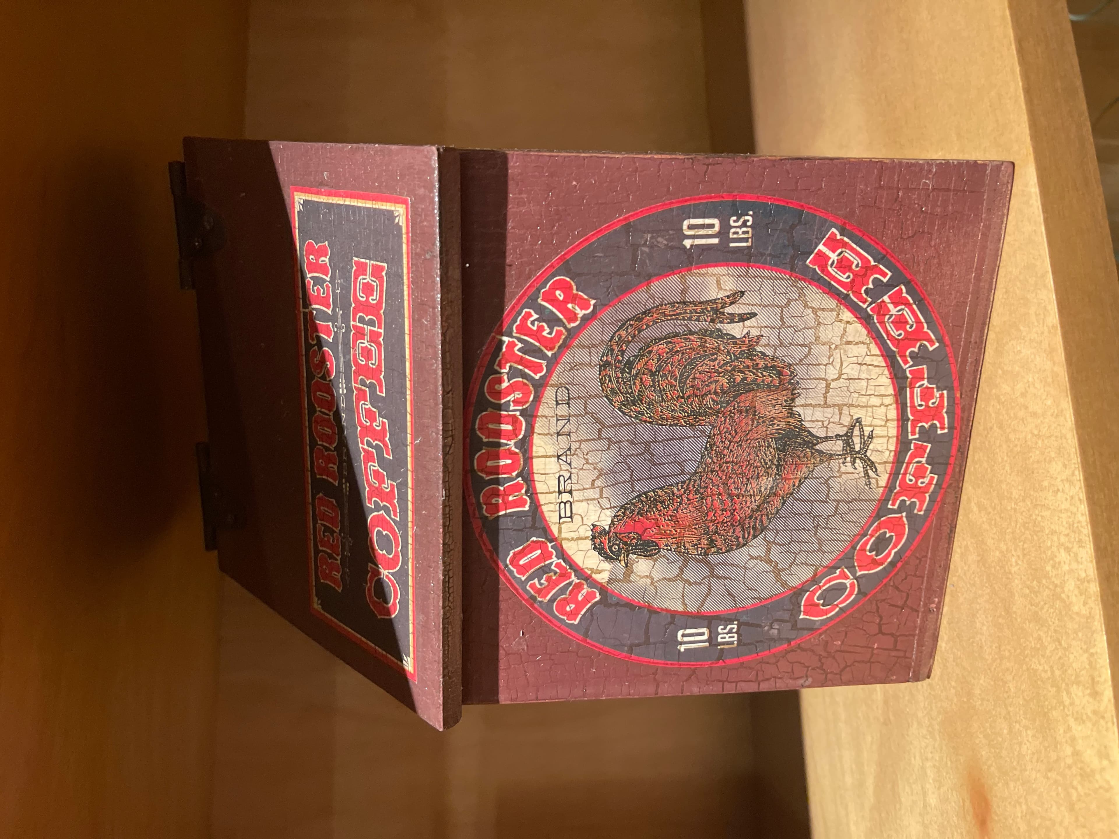 Red Rooster coffee box - Image 1