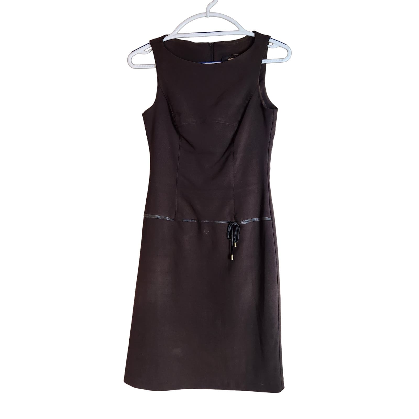 Jodi Kristopher Y2K 90s Vintage Drop Waist Knee Length Sheath Dress, Size 5/6 - Image 1