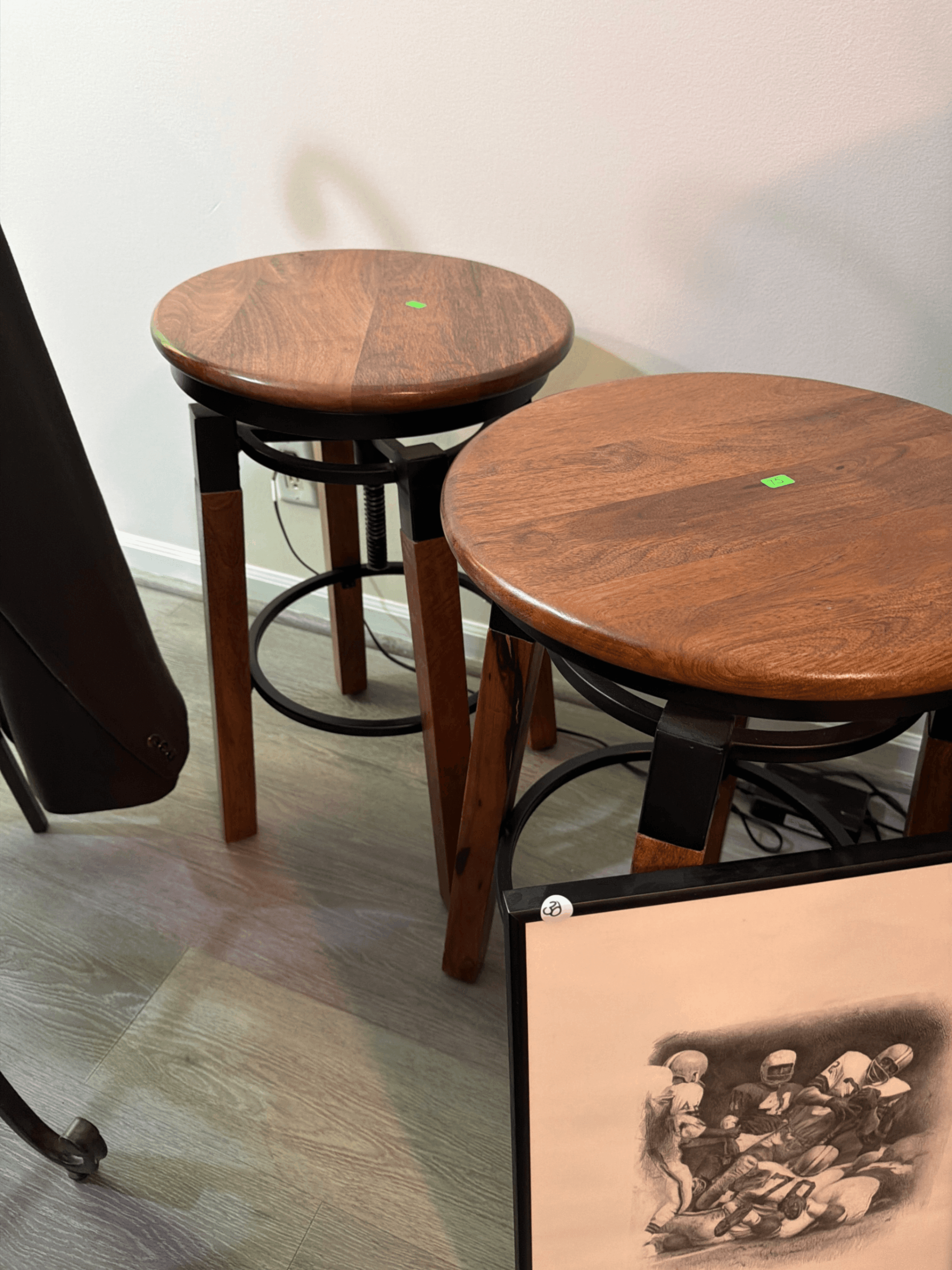 Industrial bar stools