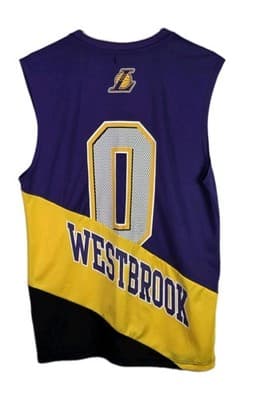 NBA Los Angeles Lakers Purple & Yellow Medium #8 Westbrook Jersey