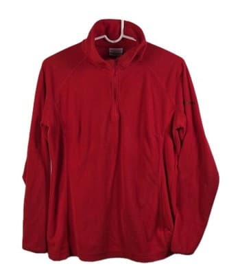 Columbia Women's Large Red Lightweight Pocketed Hoodie