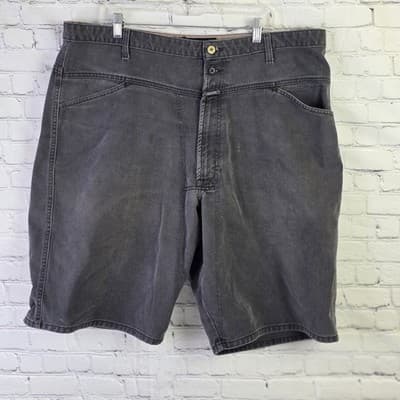 Vintage Marithe Francois Girbaud Men's Size 42 Black Jean Shorts