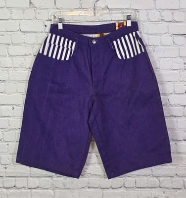 Vintage C’est Toi Unisex Small Multicolored Striped Steet Smarts Shorts