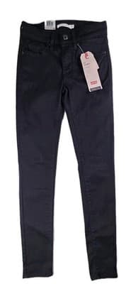 NWT Levi's 711 Skinny High Rise Jeans - Black, Hypersoft Fabric, Size 24W