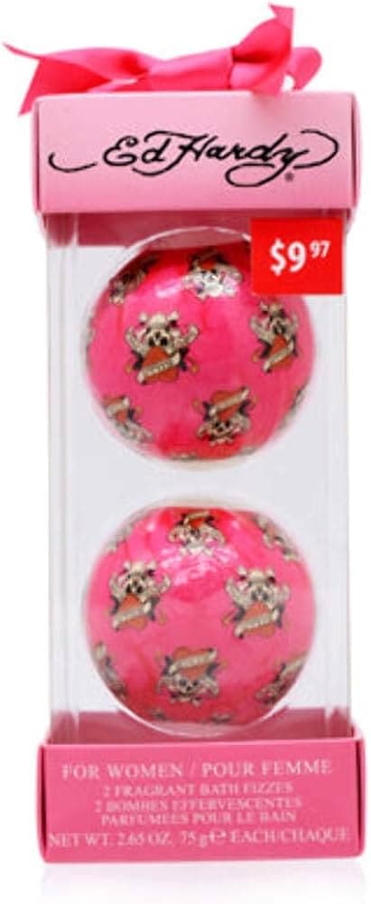 Ed Hardy Fragrant Bath Fizzes 2 Pc - Image 1
