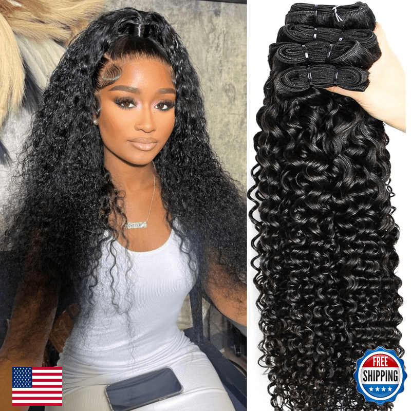 Pt.Venus 12A Human Hair Bundles Water Wave Bundles Human Hair4 Bundles 20 22 24 - Image 1