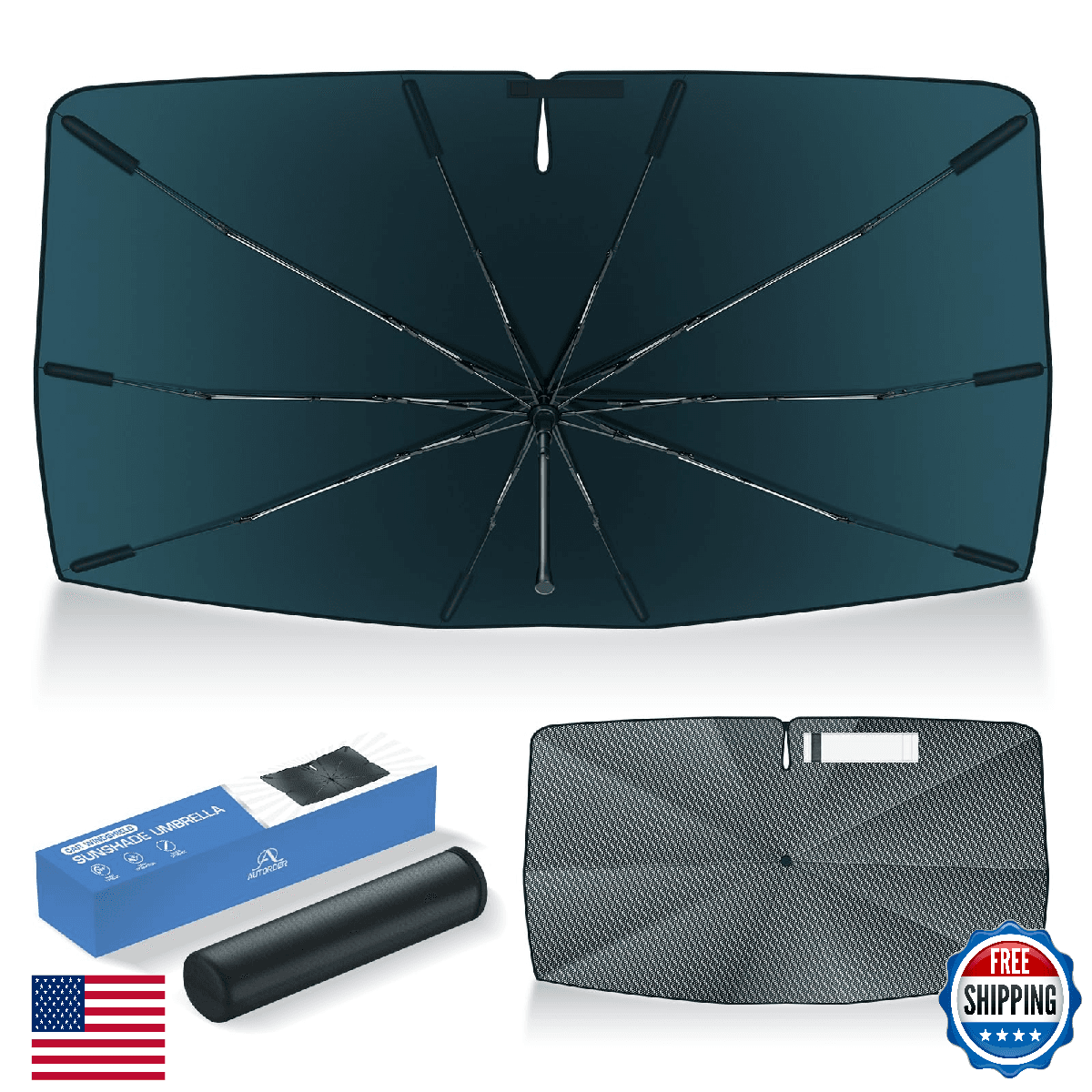 Autorder Windshield Sun Shade Umbrella for 2022-2026 Hyundai Tucson Accessories, - Image 1