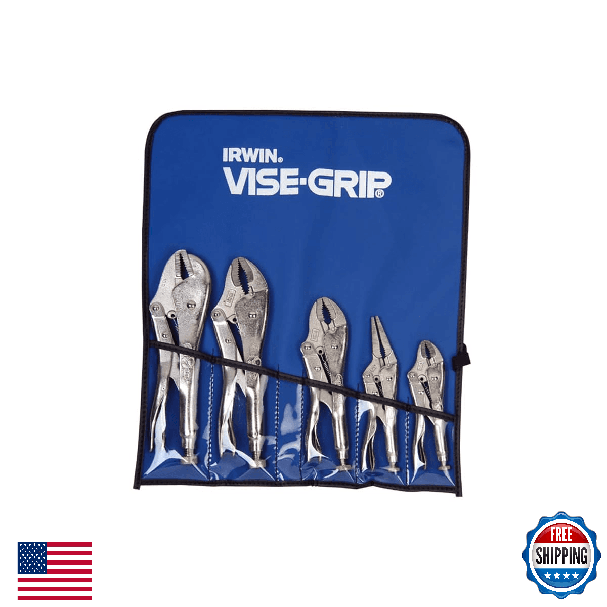 IRWIN VISE-GRIP Original Locking Pliers Set 5 Piece 68 - Image 1