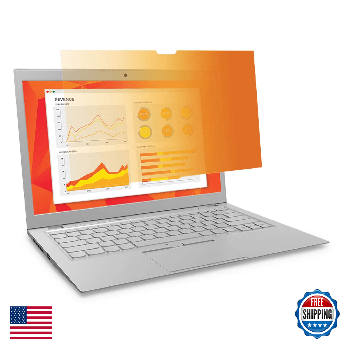 3M Gold Privacy Filter for MacBook Pro 15" (2016+), w/ Comply - Image 1