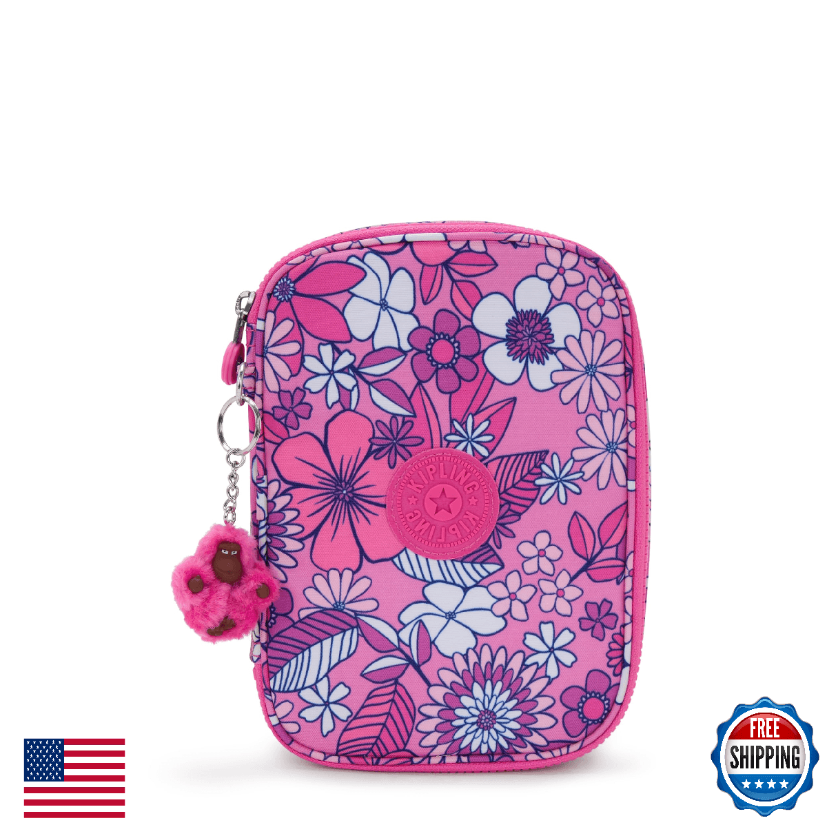Kipling Women's 100 Pens Printed Case, Organize Accessories, Art Supplies, Makeu - Image 1