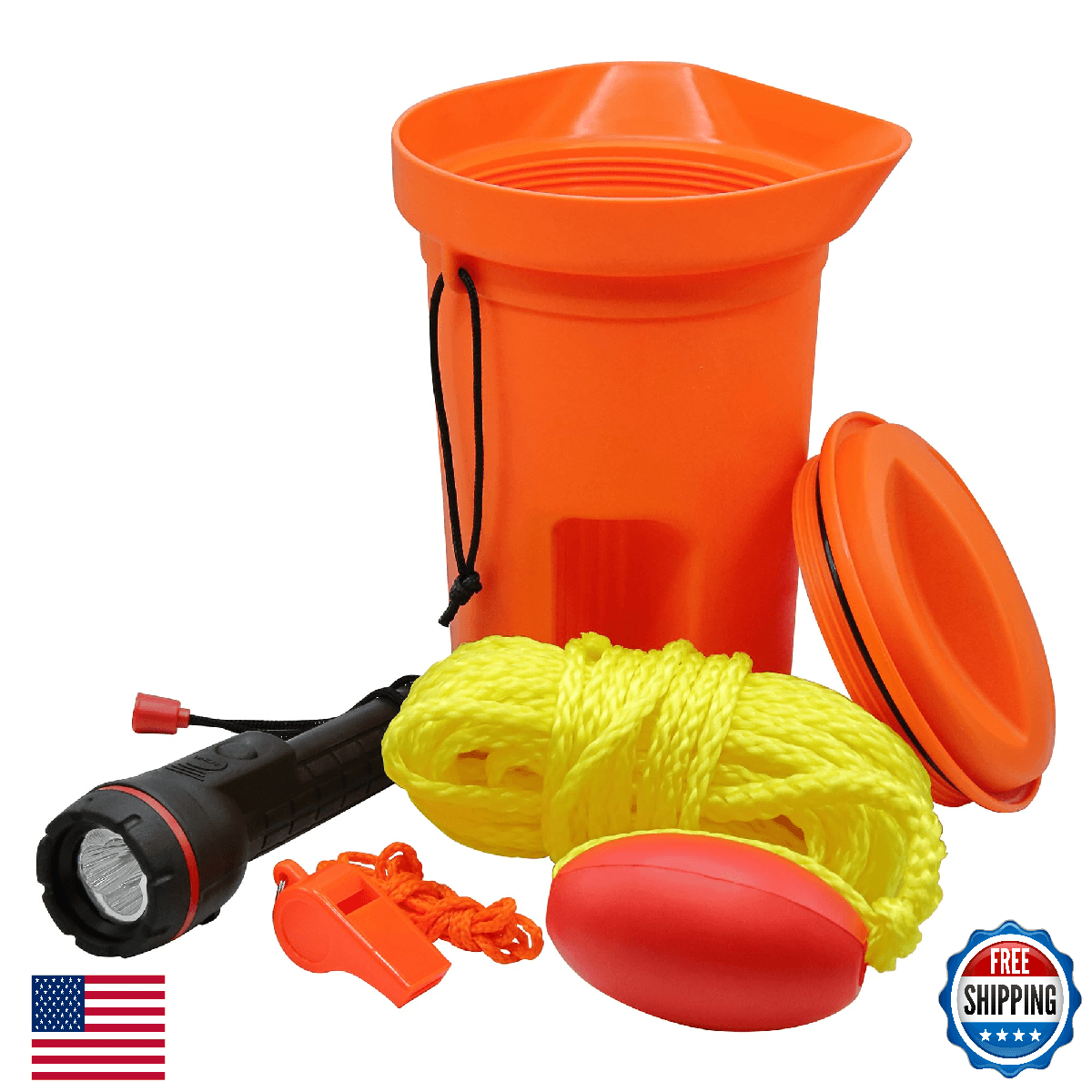 SeaSense Boat Bailer Safety Kit - Dry Storage for Emergency Gear, 1.5 Liters - Image 1