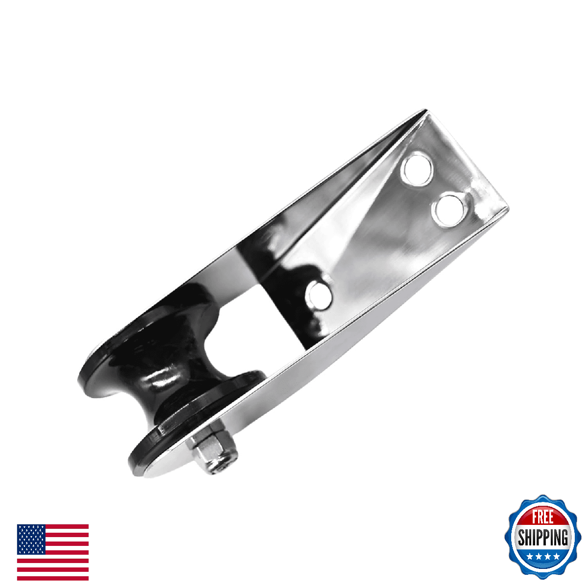 Marine City 304 SS Boat Bow Anchor Roller Holder 6.5" Replacement Part - Image 1
