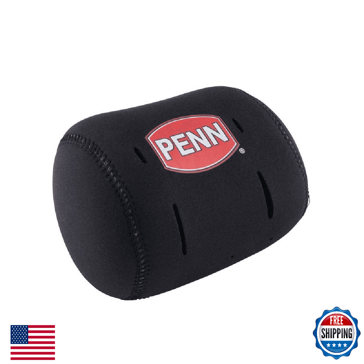 PENN Neoprene Conventional Reel Cover Fishing Gear Protection XSMRC Black - Image 1