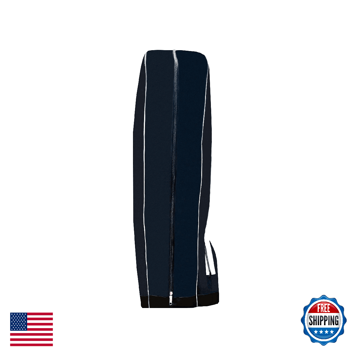 Club Champ Golf Bag Travel Cover with Wheels Padded Top Black - Image 1