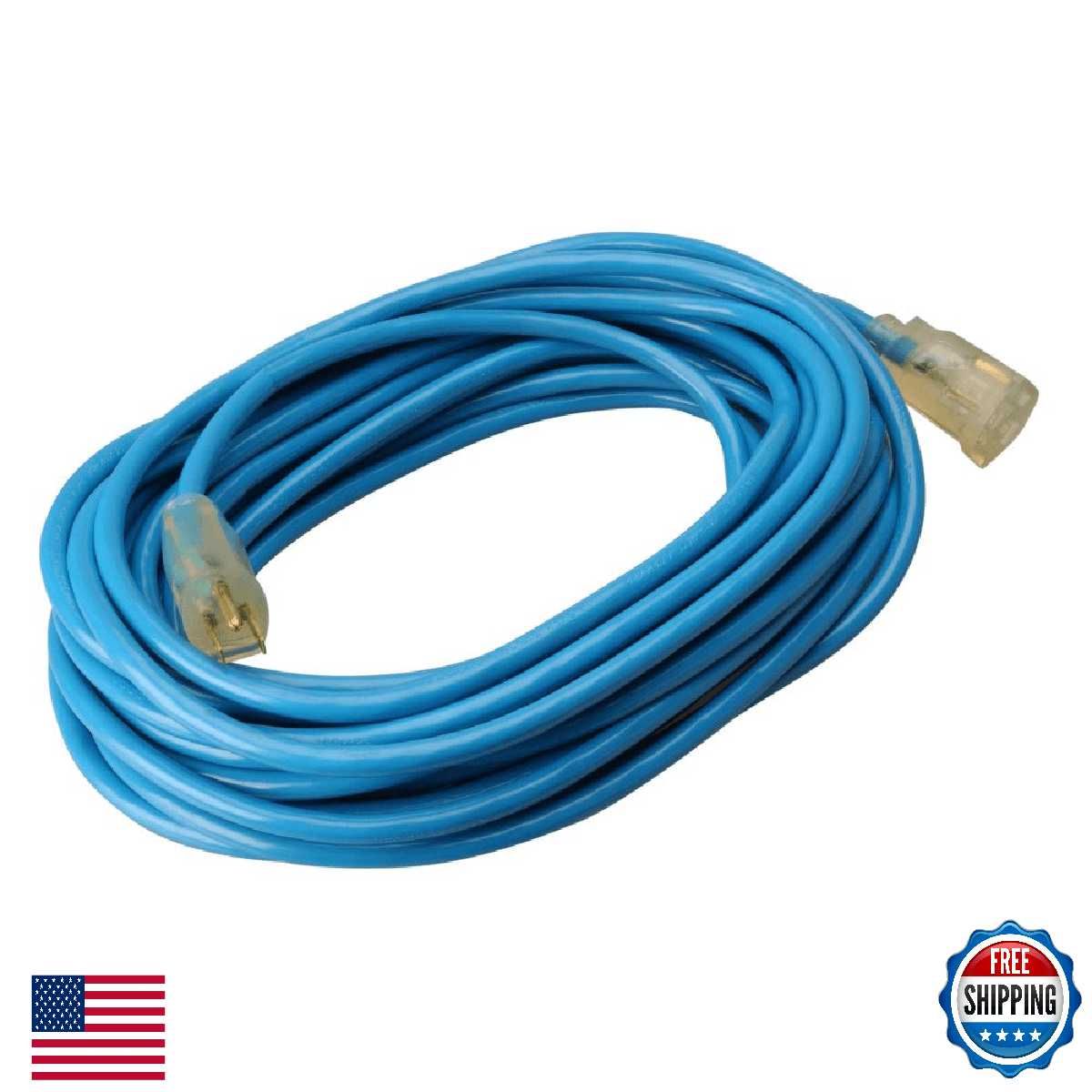 Southwire Coldflex Heavy Duty Extension Cord - 12/3 Gauge SJTW - Cold Weather Vi - Image 1