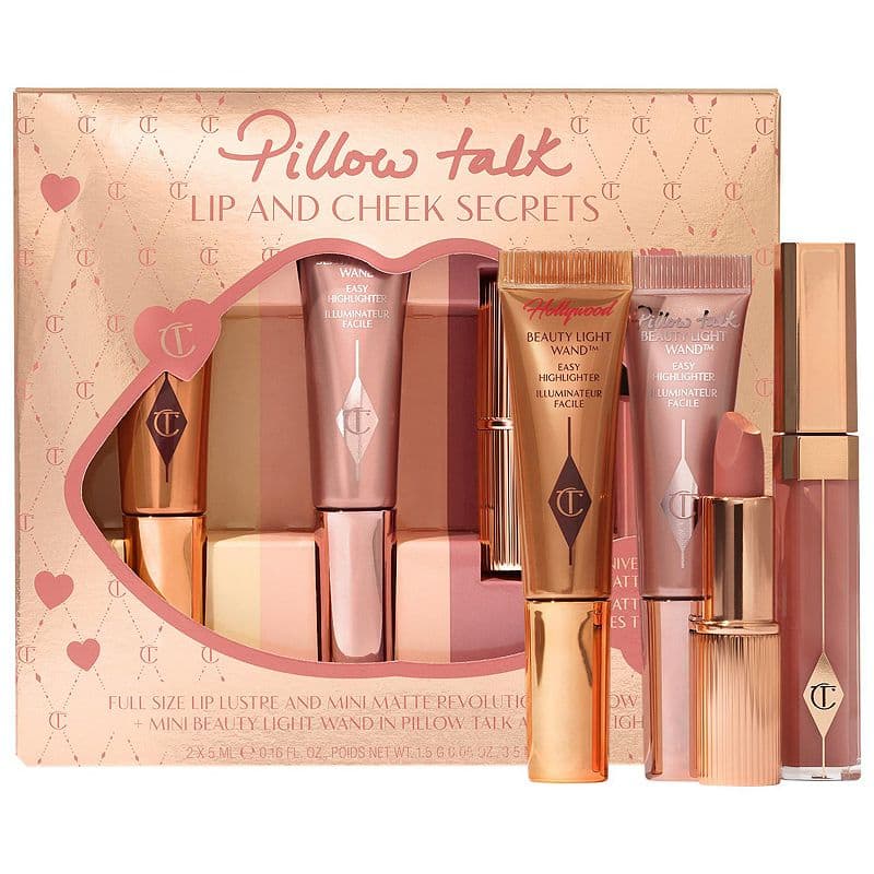 54 MSRP Charlotte Tilbury Pillow Talk Lip and Cheek Secrets Set - Image 1