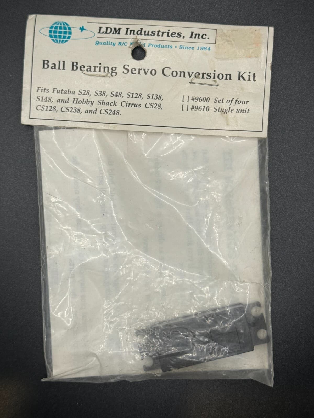 LDM Ind. 9610 Single Ball Bearing Kit (Fits Futaba SXX, Hobby Shack Cirrus - Image 1