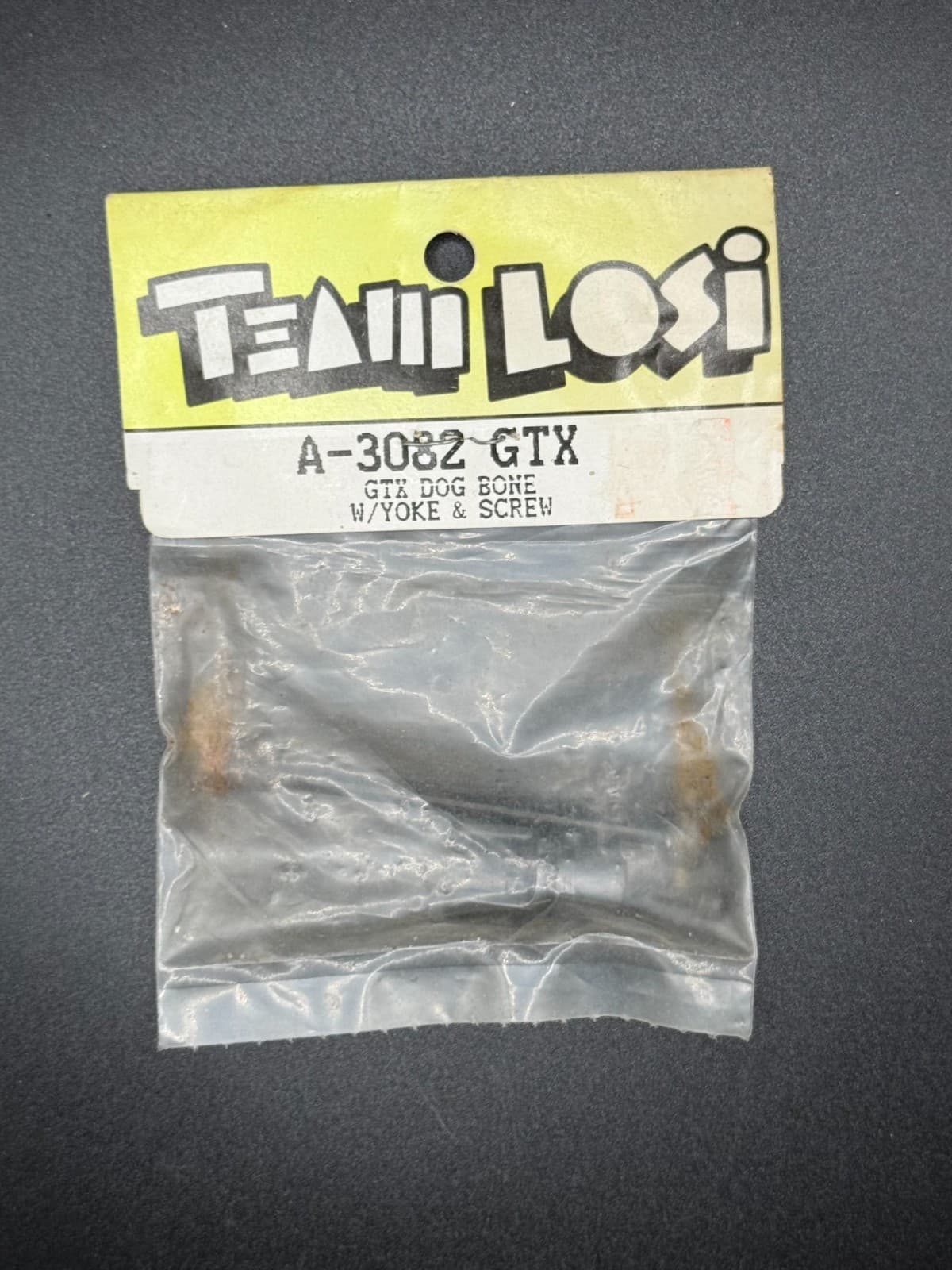 Losi A-3082 Vintage Dog Bone with Yoke & Screw Fits GTX - Image 1