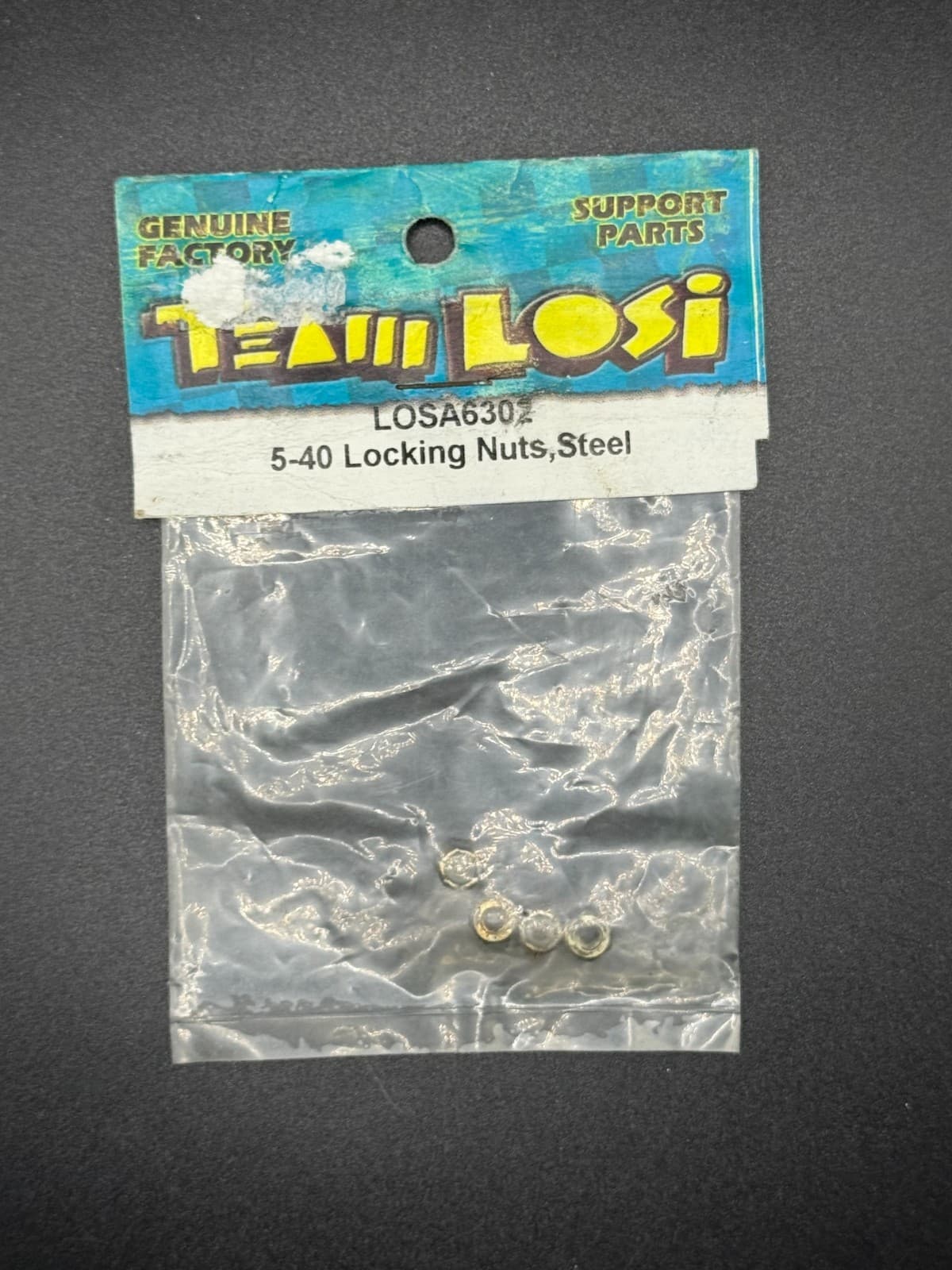 Losi LOSA6302 Size 5-40 Locking Steel Nuts (Set of 4) - Image 1