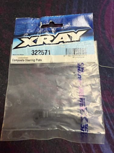 XRAY 322571 Composite Steering Plate NIP XB2 XB4 - Image 1