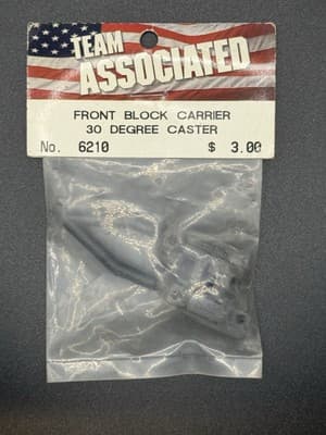Team Associated Vintage ASC6210 RC10T/GT Front Block Carrier 30 Degree (2ct) - Image 1