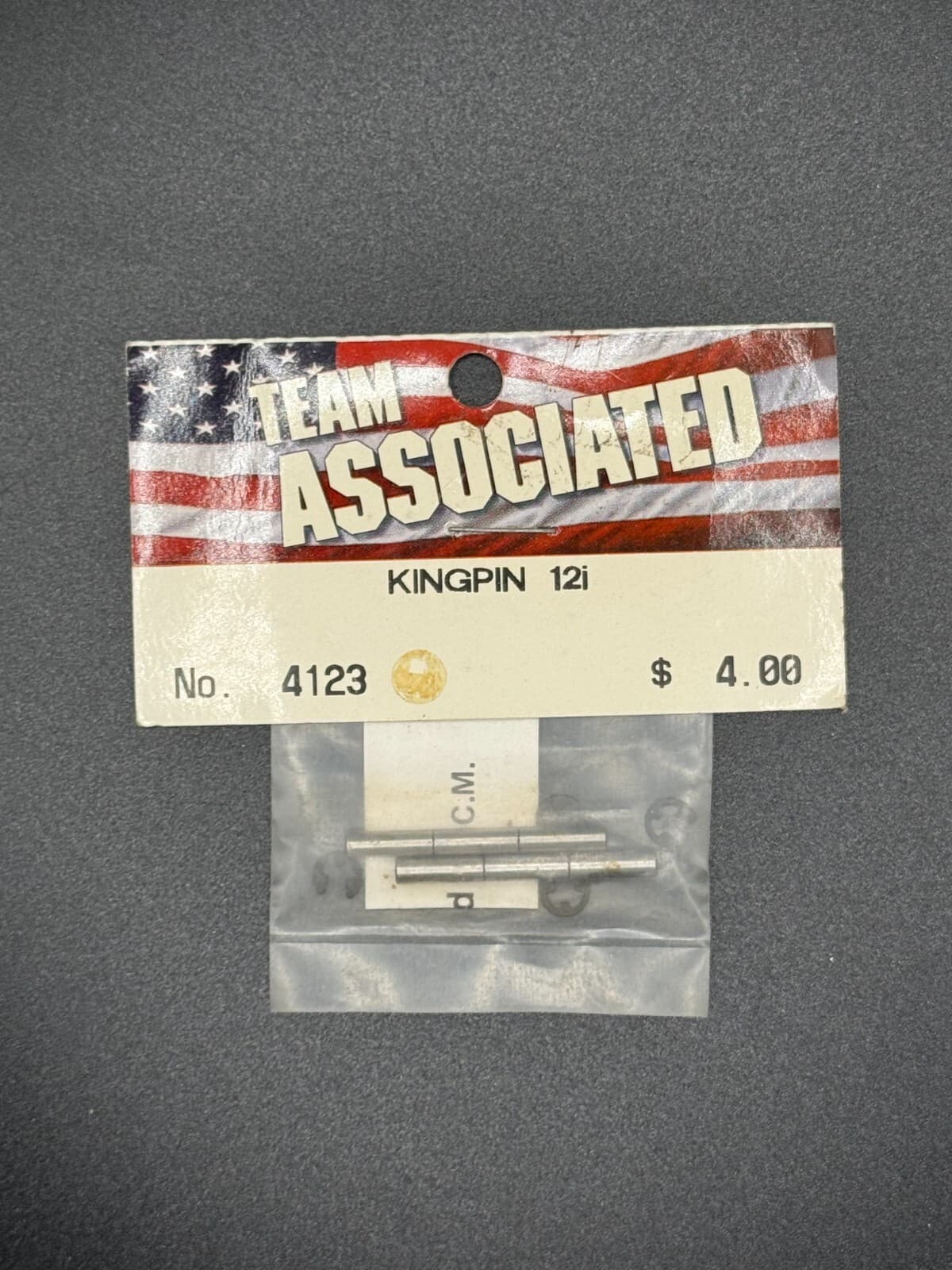 Team Associated Vintage 4123 Kingpin Set IS Front End RC12i - Image 1